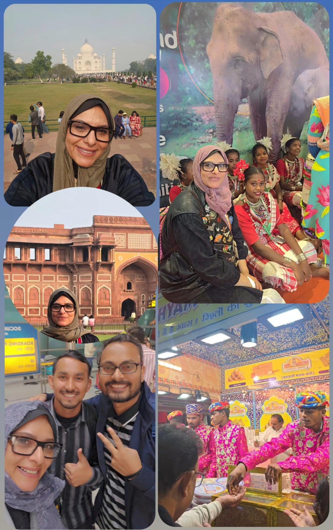 International Delegation visiting Agra during the Familiarization Visit to India Programme