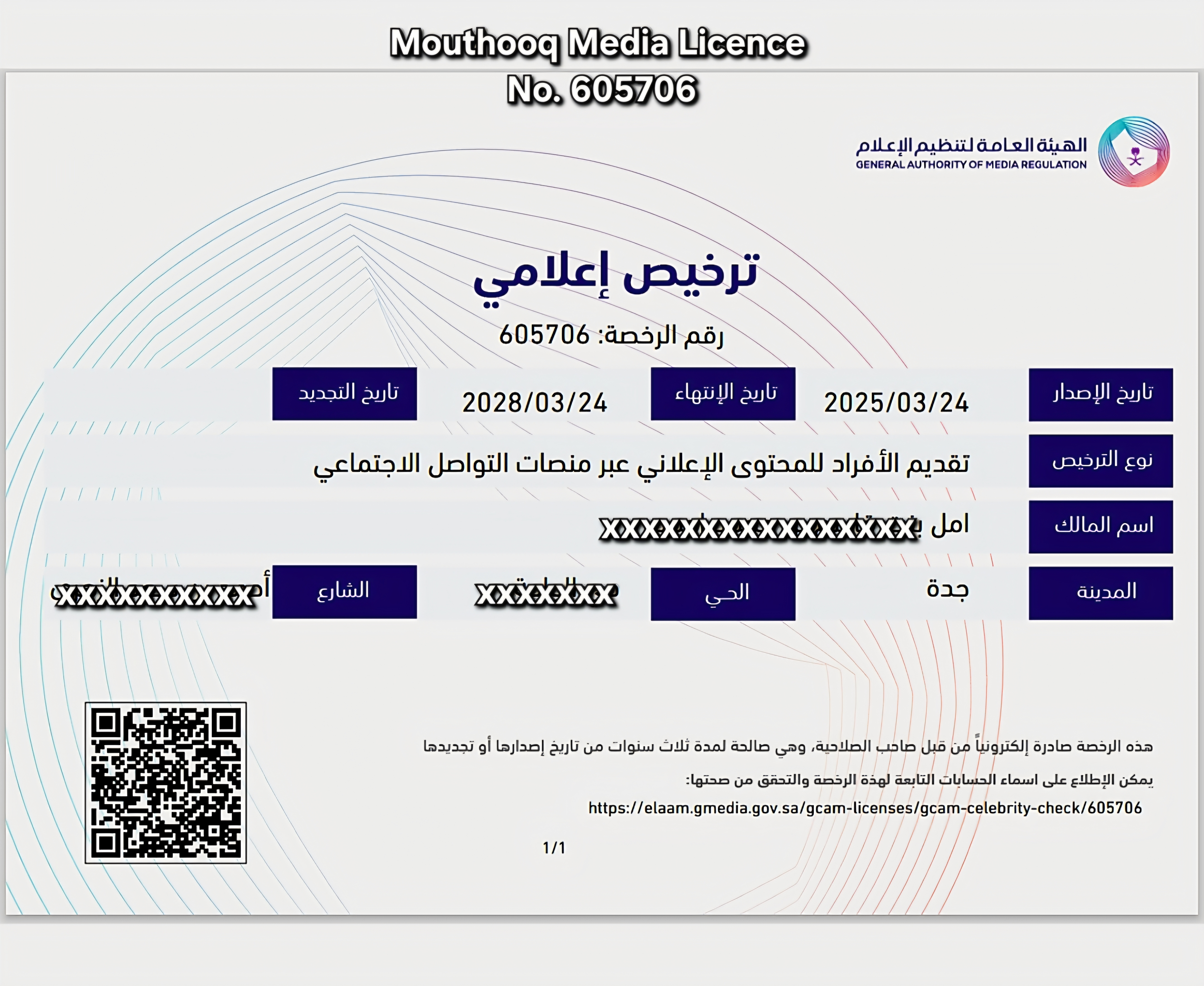 Mouthooq License